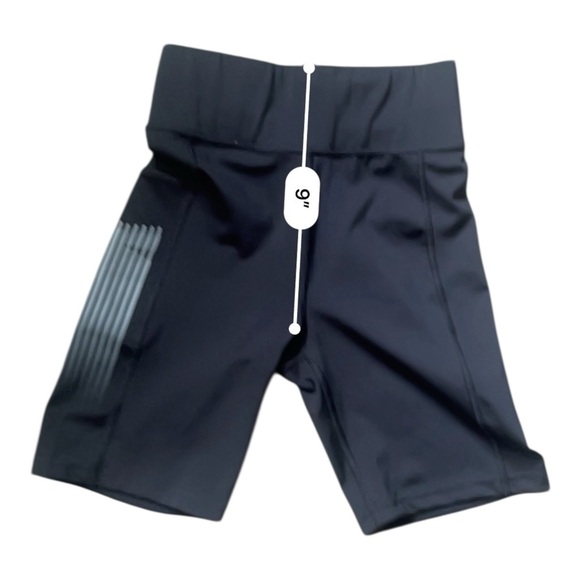 Savage X Fenty Bundlt High waist bikers shorts Small black side detail pocket - Picture 12 of 14